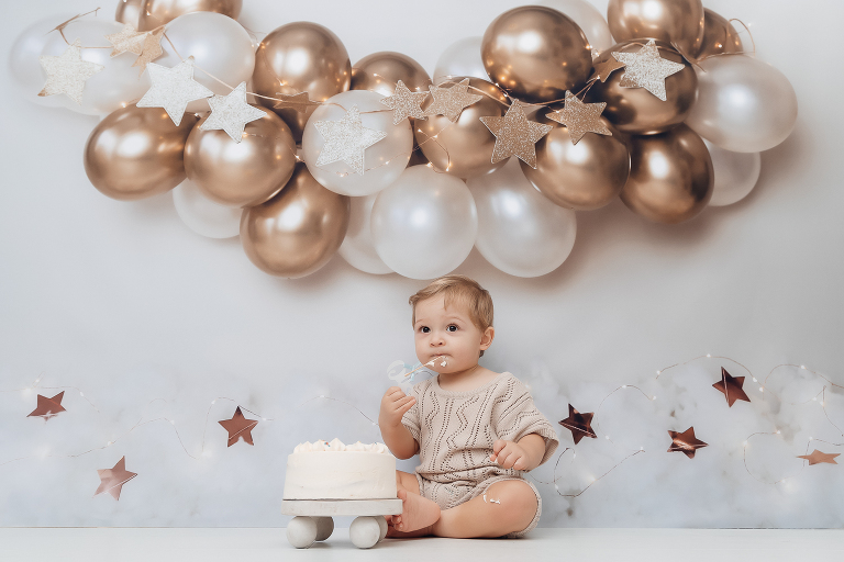 Smash the Cake 1 an anniversaire bébé